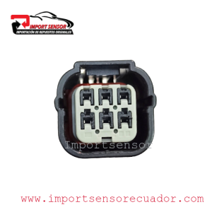 CONECTOR 6 PINES SENSOR OXIGENO HONDA Código: SOQ423