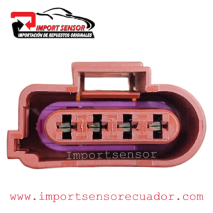 CONECTOR 4 PINES SENSORES VARIOS AUDI / VOLKSWAGEN Código: SOQ464