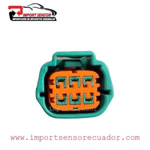 CONECTOR 6PINES CUERPO ACELERACION NISSAN X-TRAIL Código:SOQ300