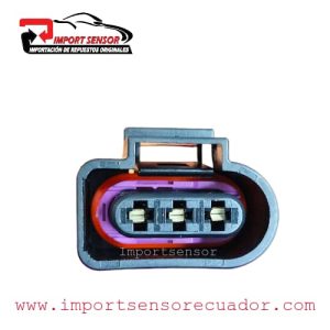 CONECTOR 3 PINES SENSOR DE PRESION RIEL VOLKSWAGEN Código:SOQ296