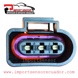 CONECTOR 3 PINES SENSOR PRESION DE RIEL VOLKSWAGEN Código: SOQ296
