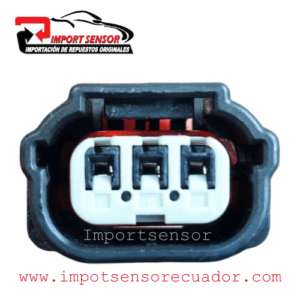 CONECTOR 3 PINES BOBINA HONDA CIVIC ACURA "GUIA IGUAL ARRIBA" Código: SOQ431