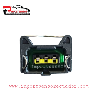 CONECTOR 3 PINES INYECTOR UNIVERSAL Cod:SOQ161