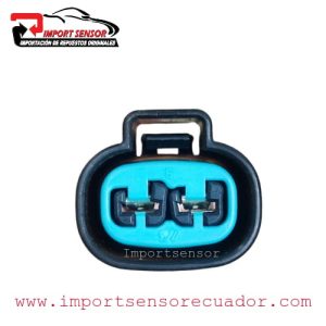 CONECTOR 2PINES UNIVERSAL TAPA AZUL Código:SOQ234