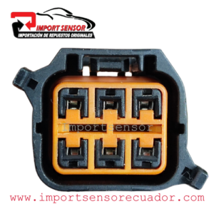 CONECTOR 6 PINES FAROS HYUNDAI / KIA Código: SOQ469