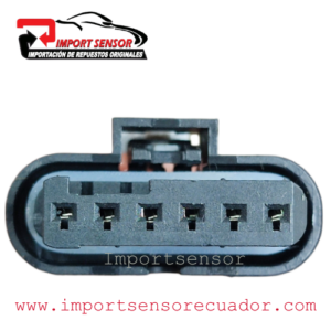 CONECTOR 6 PINES SENSOR DE IMPACTO VOLKSWAGEN / AUDI Código: SOQ417
