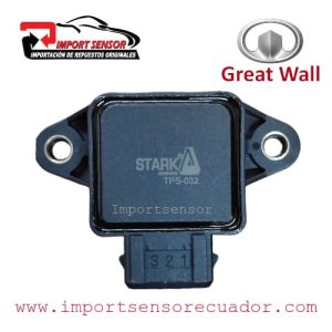 SENSOR TPS CHANGAN WULING CHERY GREAT WALLA WINGLE 2.2L DONGFENG GEELY Código: TPS-032