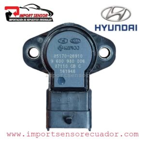 SENSOR TPS HYUNDAI ELANTRA / I30 I10 1.1 / KIA SOUL Código: 35170-26910