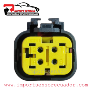 CONECTOR 4 PINES VALVULA SELENOIDE EXCAVADORA Código: SOQ641