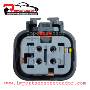 CONECTOR 4 PINES VALVULA SELENOIDE EXCAVADORA Código: SOQ643