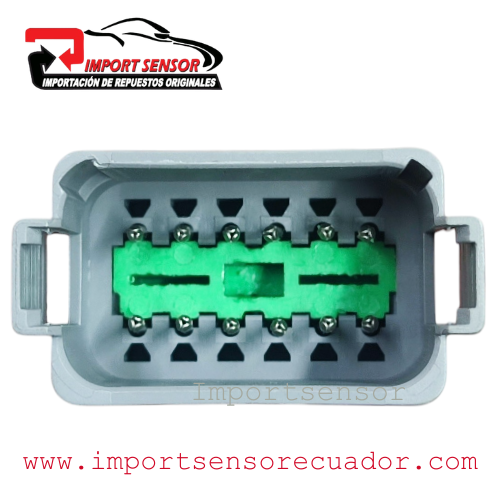 CONECTOR 12 PINES DEUTSCH EXCAVADORA MACHO Código: SOQ645